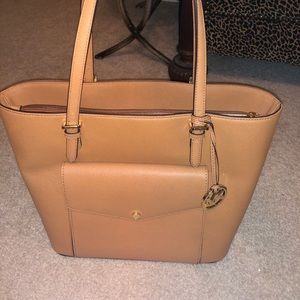 Tan Michael Kors tote